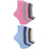 10-Pairs Multipack Ladies Cotton Socks - Breathable Heel & Toe by Sock Snob