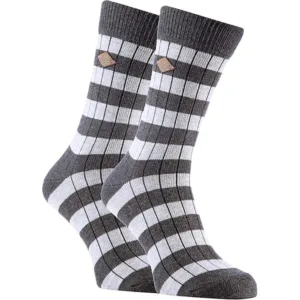 Men's Classic Striped Wool Socks - Warm, Durable, and Stylish